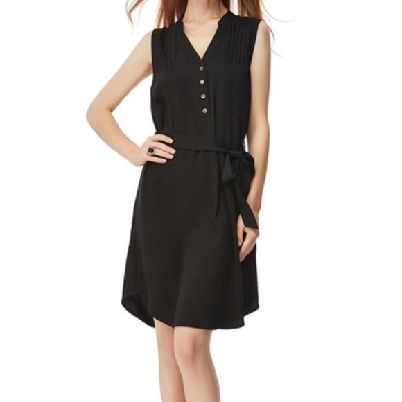 Black Dress with Tie - Picture 2 of 3